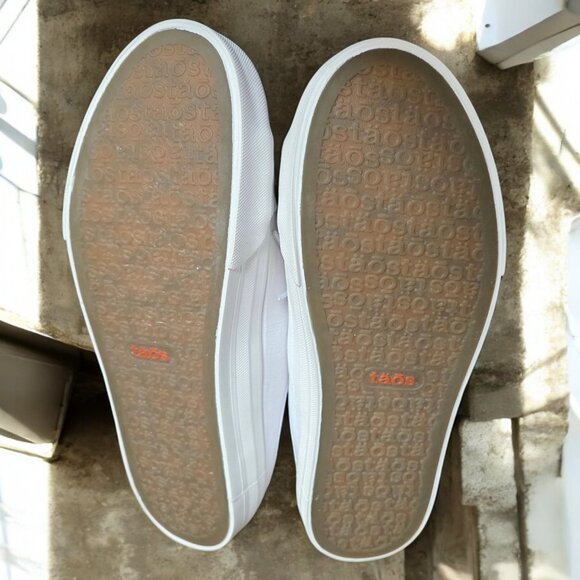 TAOS (10) EZ SOUL Laceless Mule Sneaker White Arch & Metatarsal Support - Picture 7 of 10